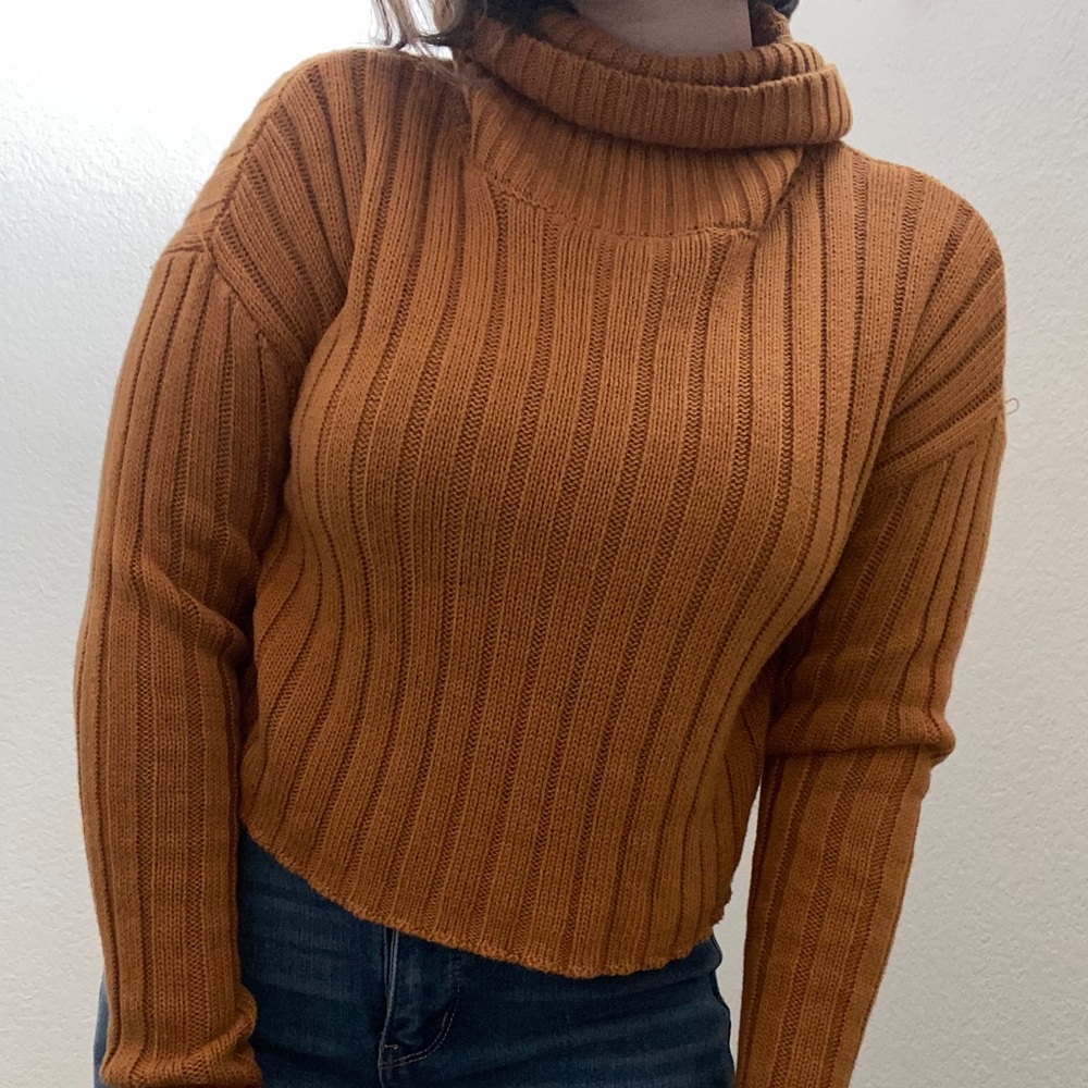 Burnt orange sweater